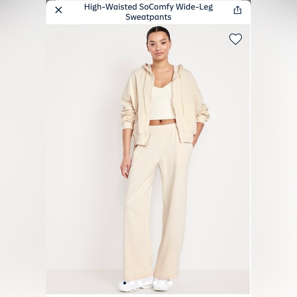 Old Navy High Waisted SoComfy Wide Leg Sweatpants